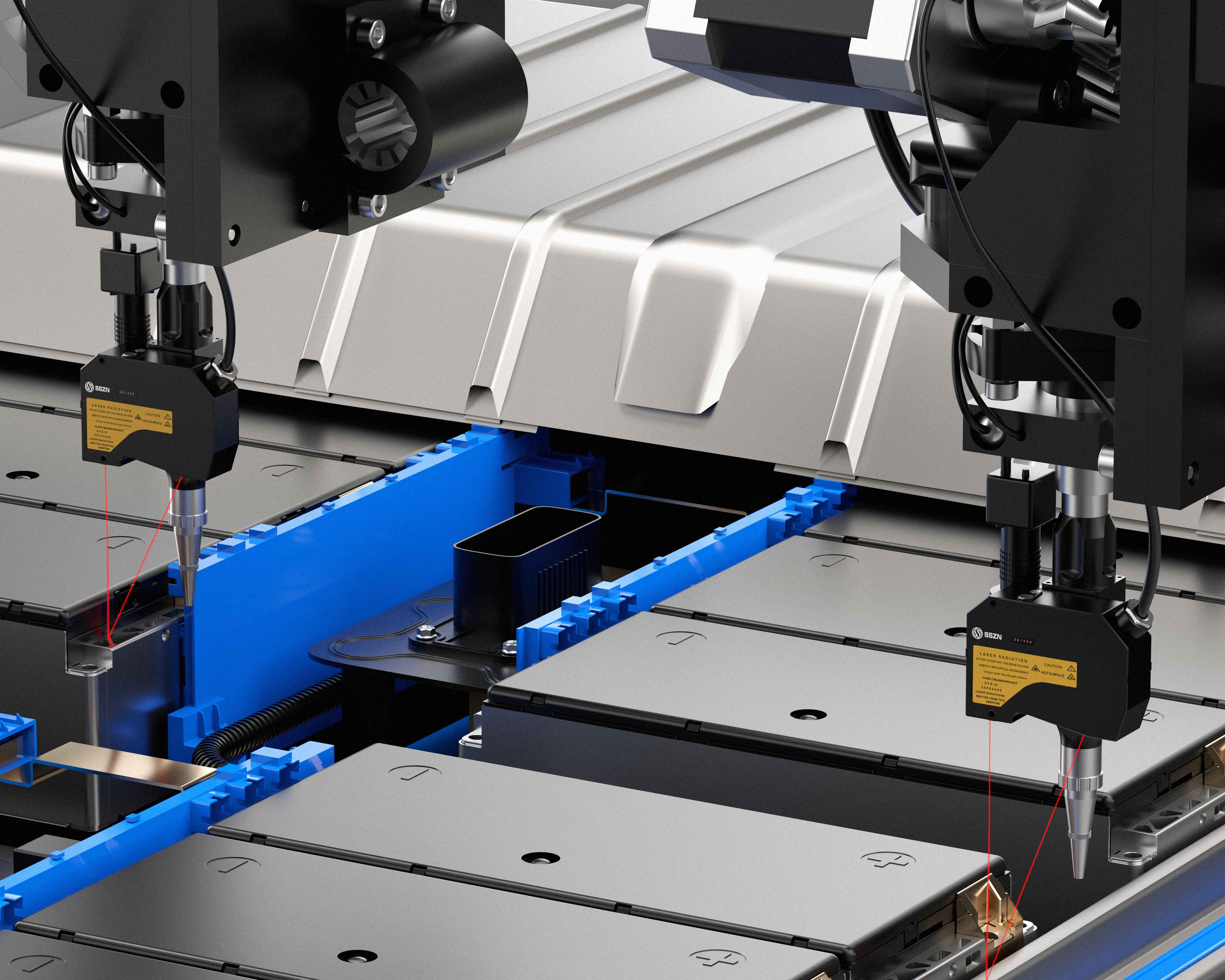 Lithium Battery PACK Welding with SinceVision Laser Displacement Sensor