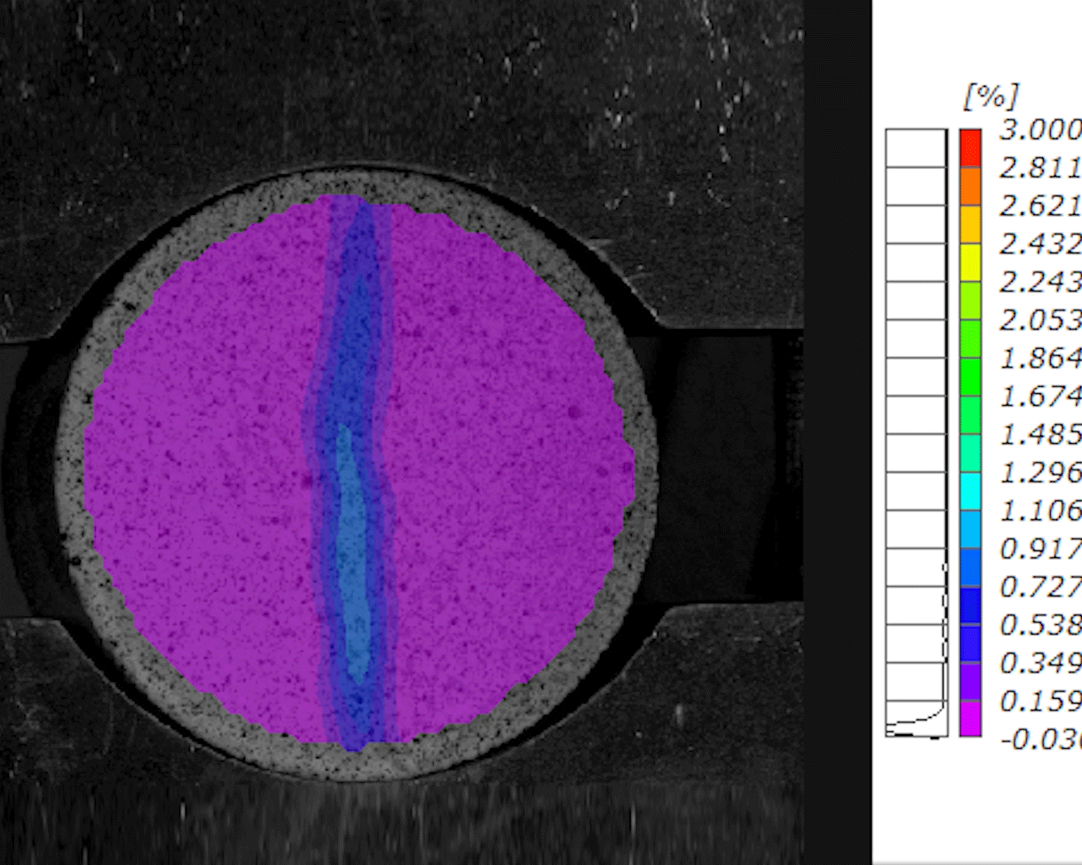 Binocular DIC measurement of concrete cracks