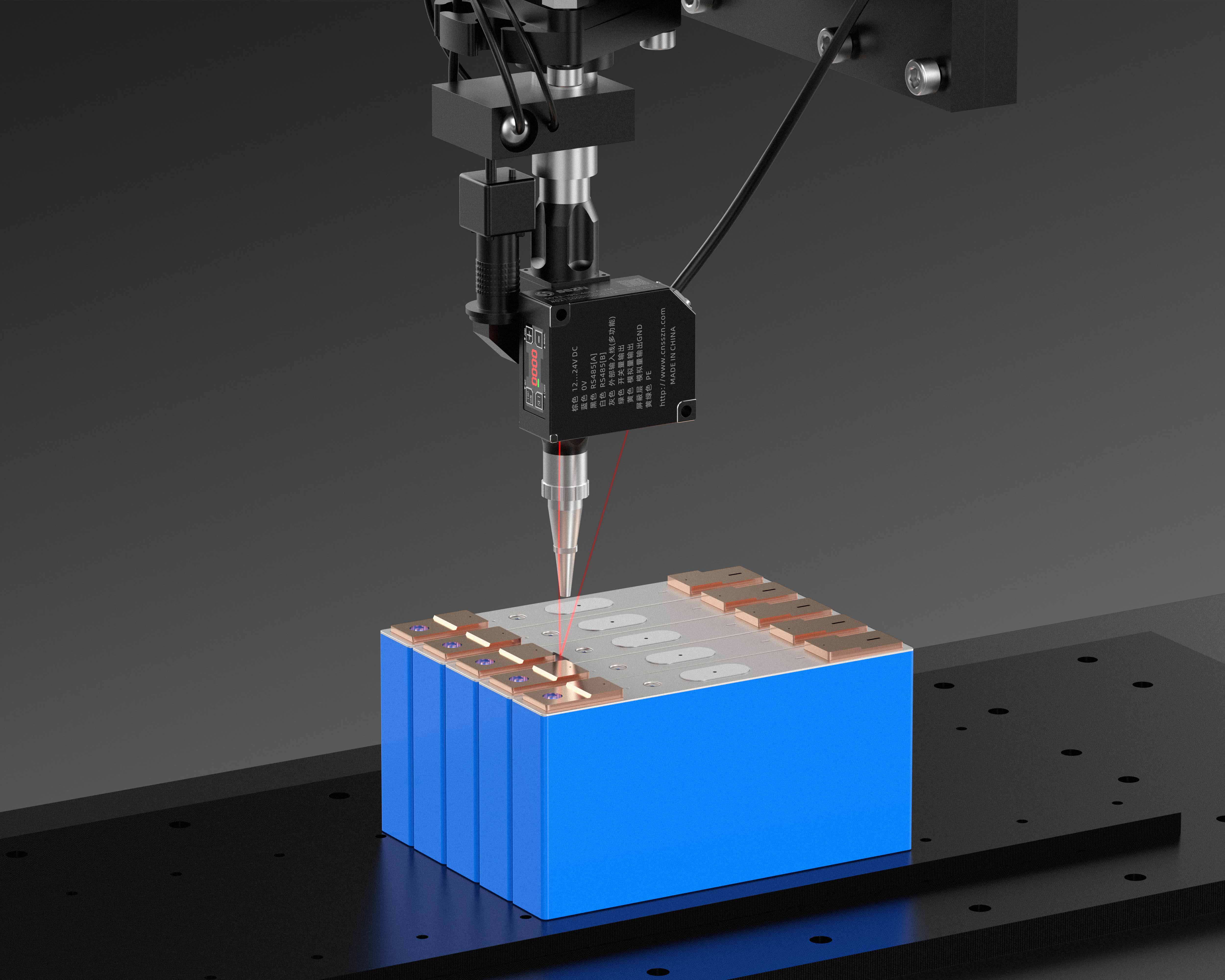 Real-Time Top Weld Guide in Lithium Battery Production Using SinceVision's Laser Displacement Sensor