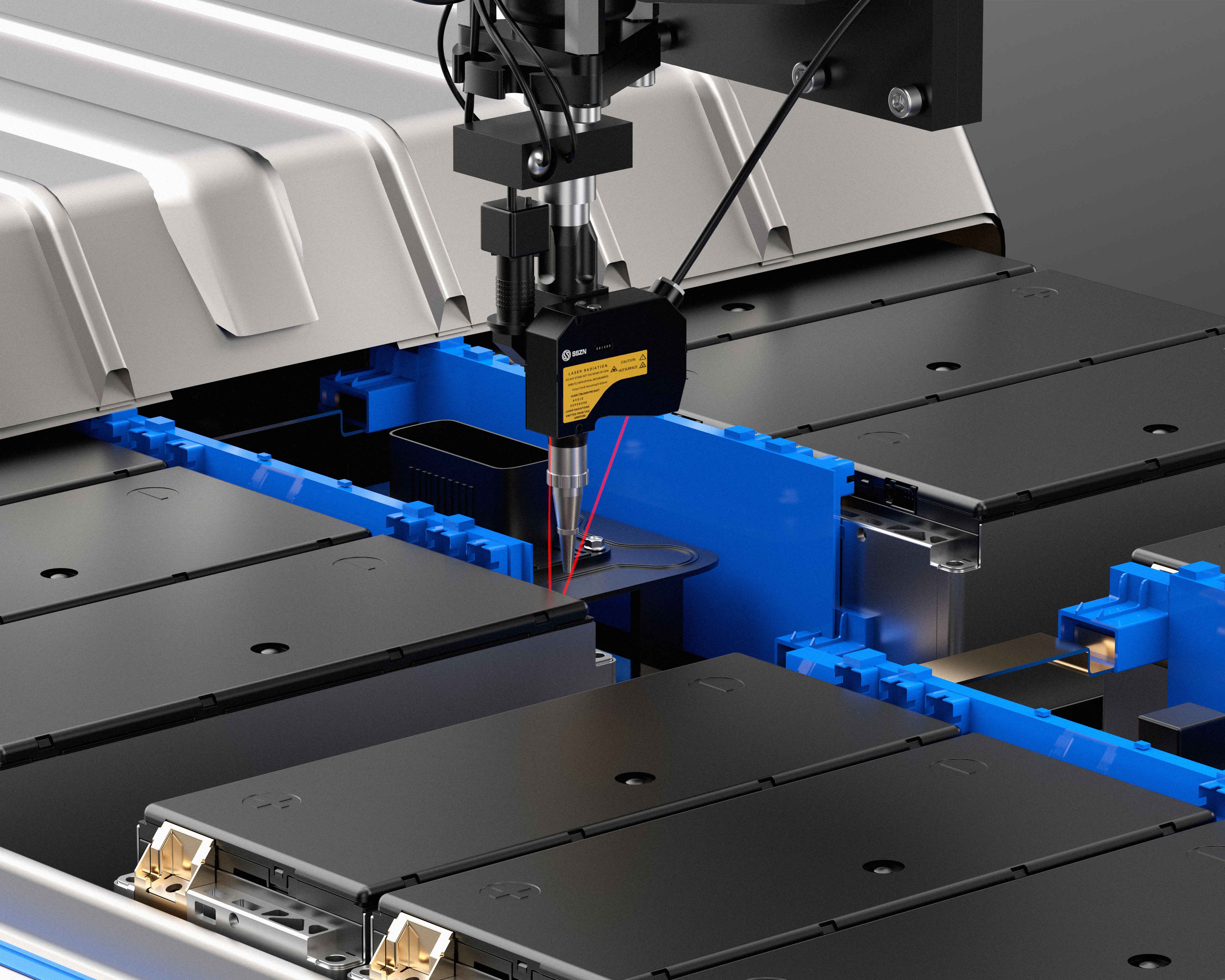Lithium Battery PACK Welding with SinceVision Laser Displacement Sensor