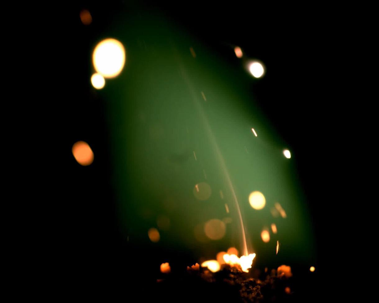 Flame Burning with High-Speed Camera