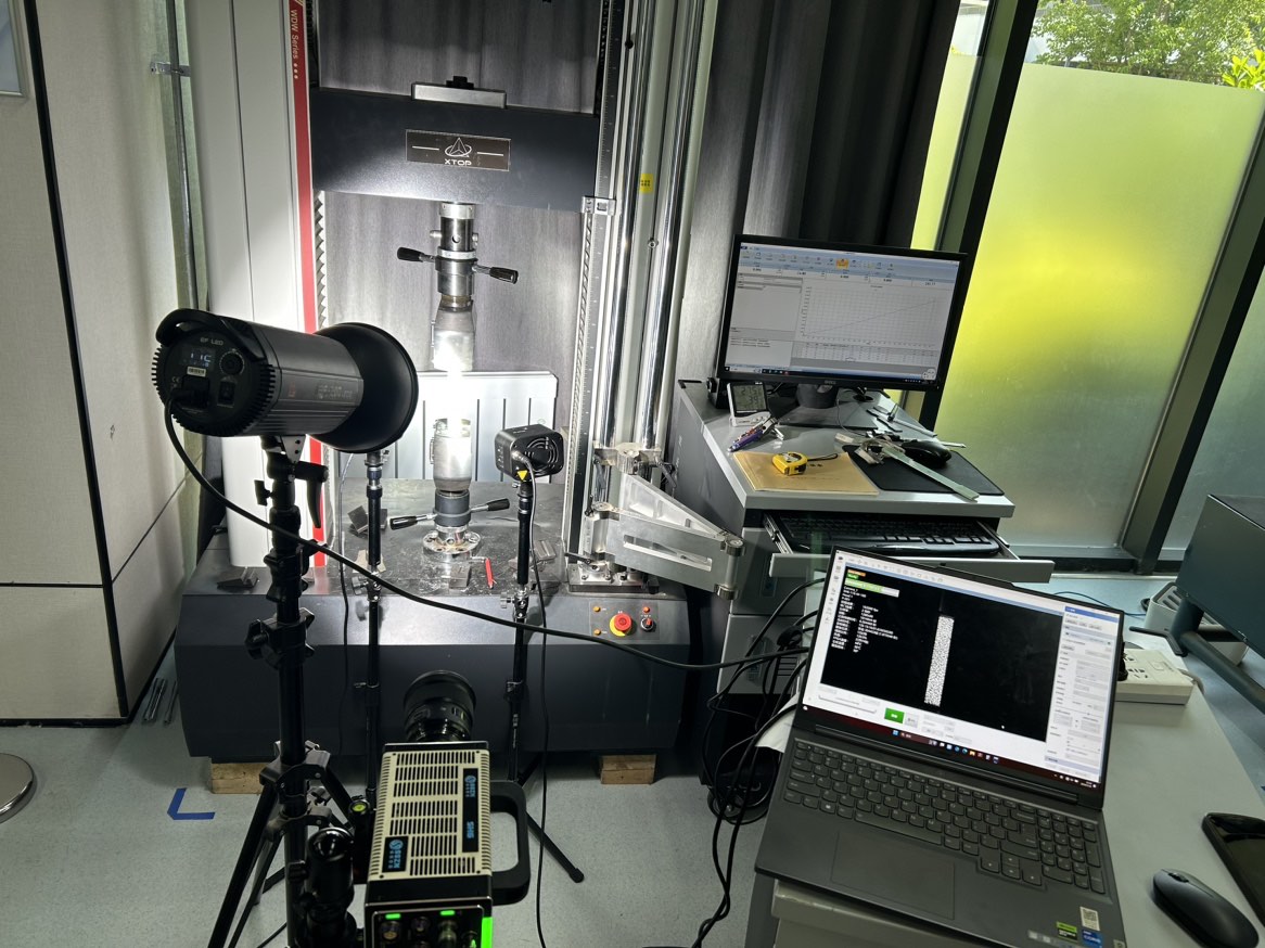 DIC Technology for Composite Material Mechanical Behavior with High-Speed Camera