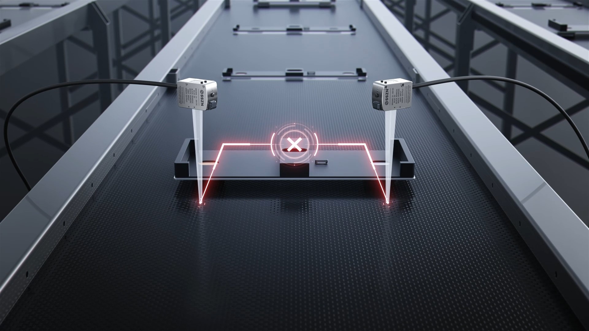 Identify Battery Cover Poles in Lithium Battery Industry with SinceVision Color Sensor