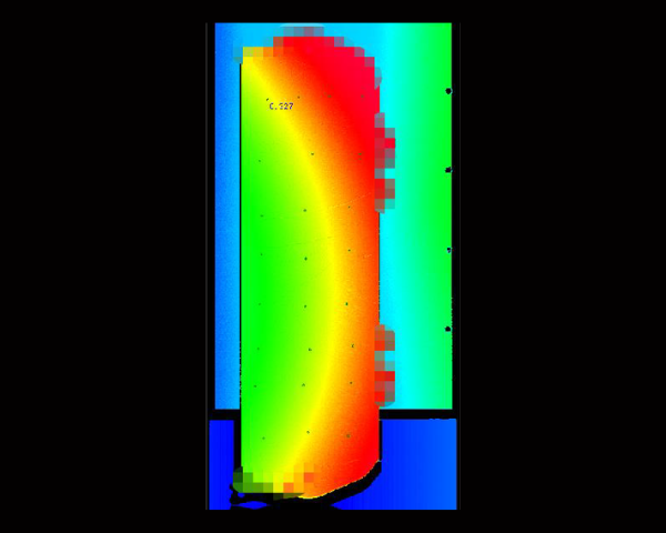 Radiator Aluminum Plate Flatness with SinceVision 3D Laser Profiler