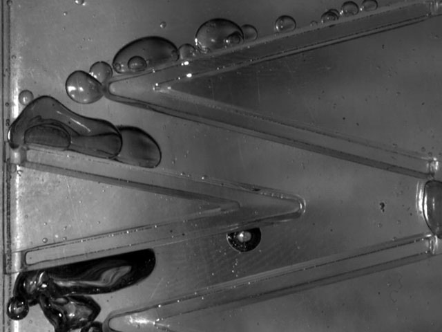 Observation of Water-Oil Mixture Dynamics with High-Speed Camera