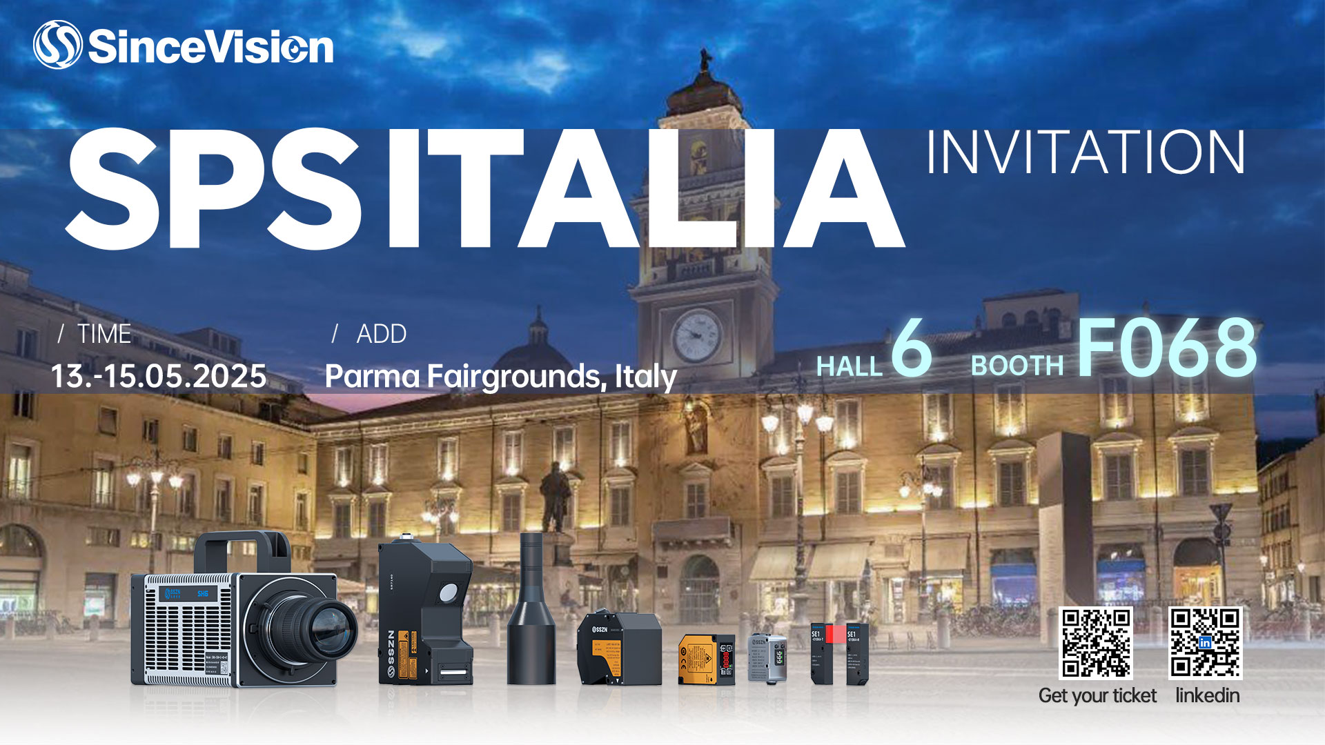 SinceVision to Exhibit at the SPS Italia 2025 | Italy