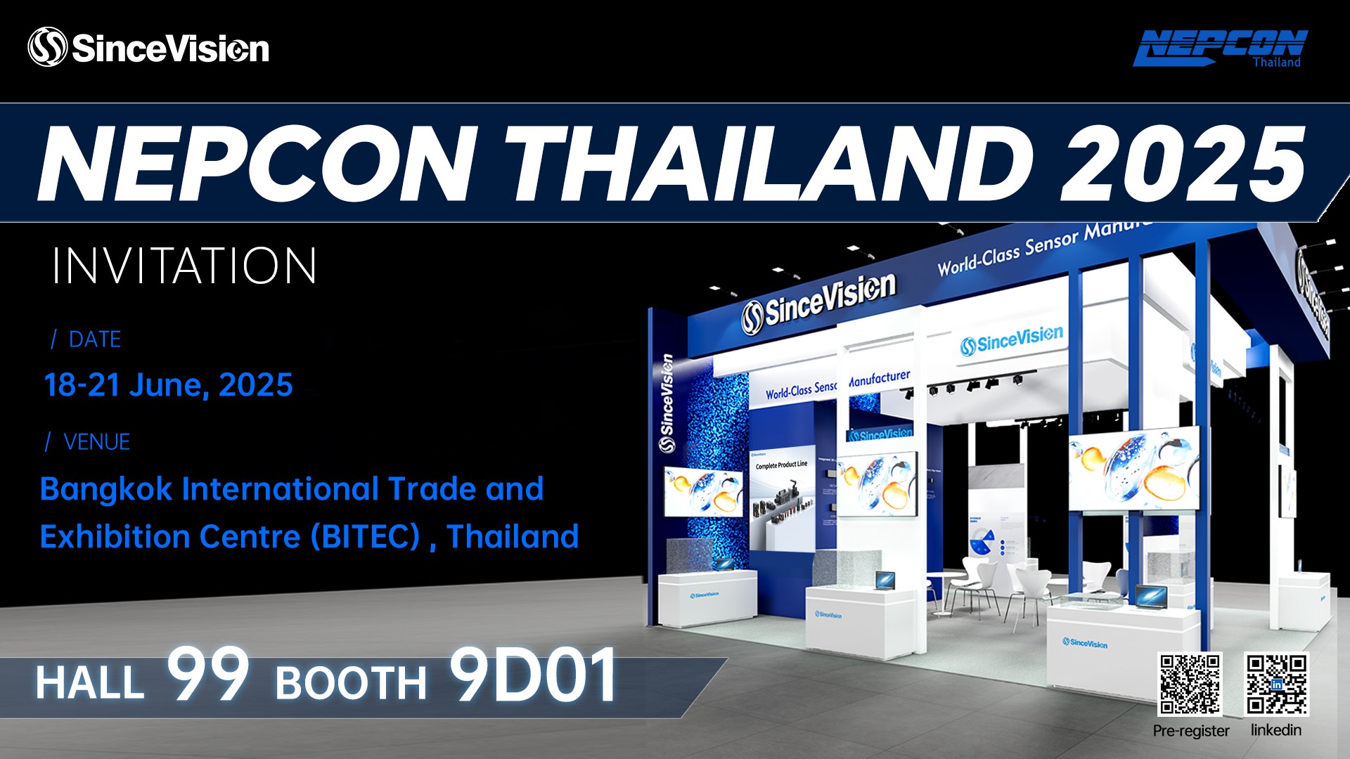 SinceVision to Showcase Cutting-Edge Sensor and Imaging Technologies at NEPCON Thailand 2025