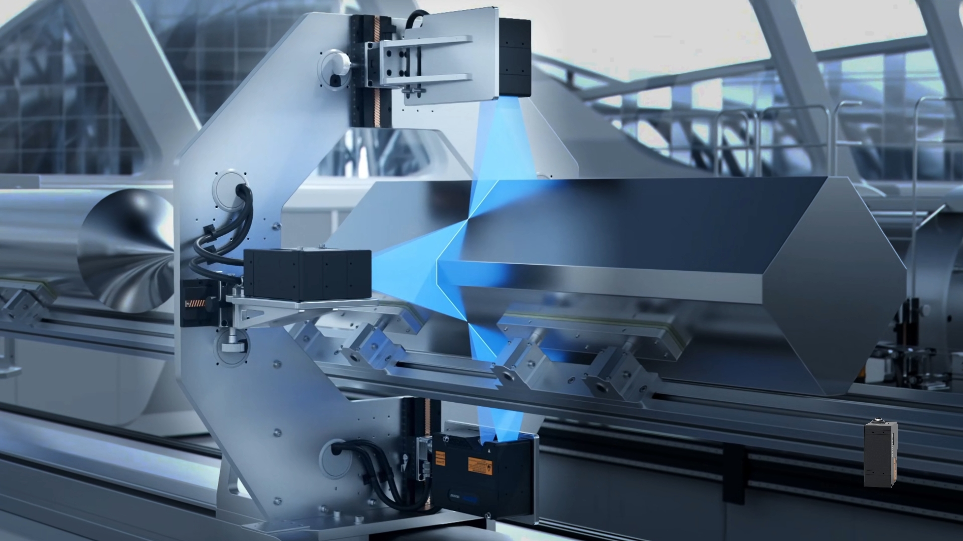 Silicon Rod Dimension Measurement with SRI8060 3D Laser Profiler | Case Study