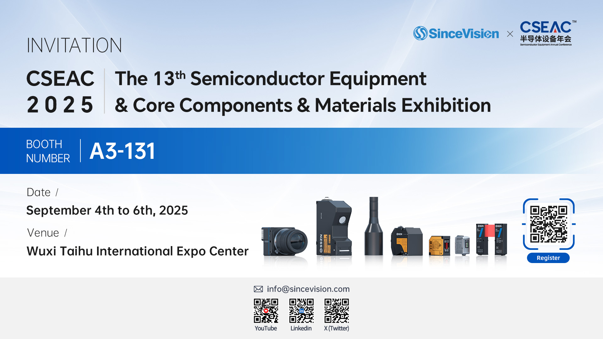 13th Semiconductor Equipment, Core Components, and Materials Expo | SinceVision to Showcase Advanced Semiconductor Measurement Solutions
