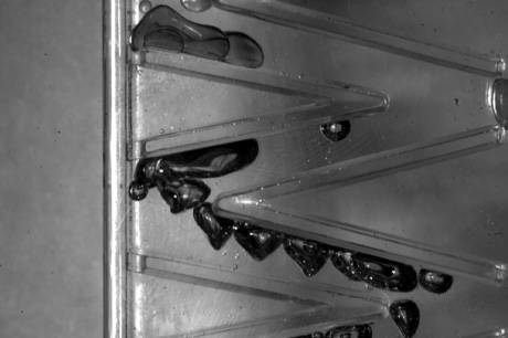 Observing Water-Oil Mixing Dynamics