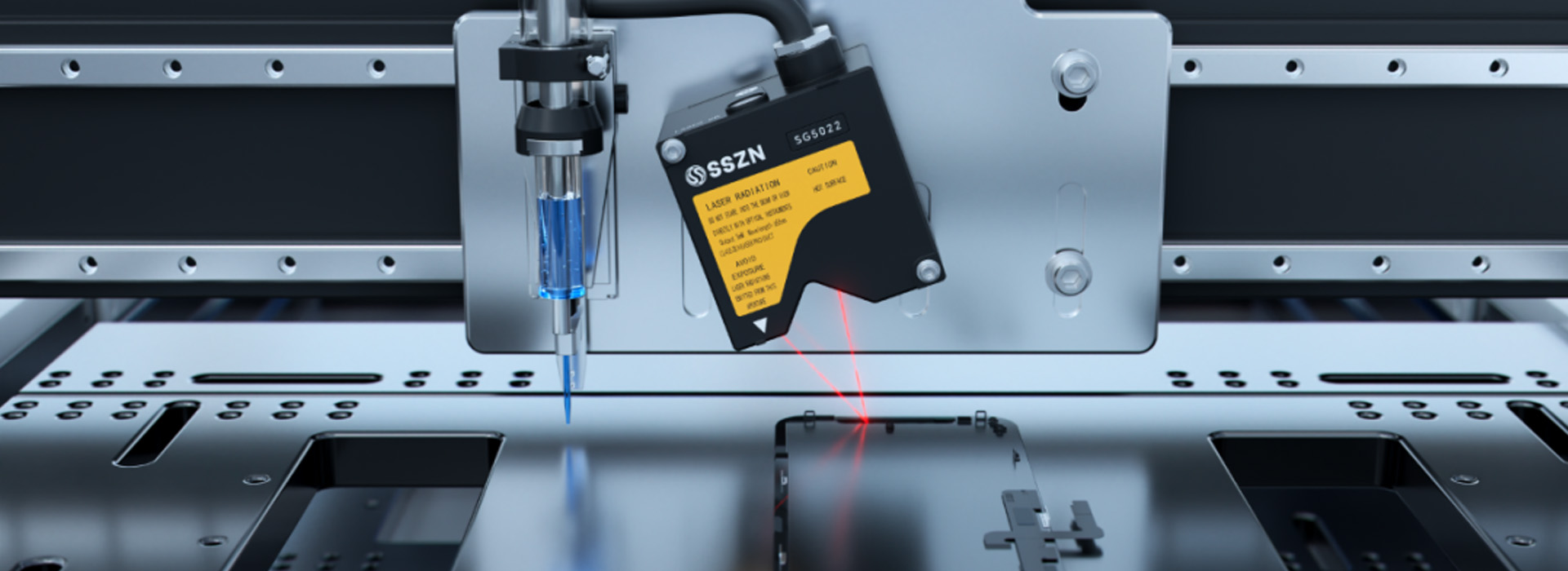 Blind Hole Dispensing Guidance for Smartphone Screens