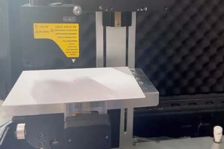 Point Laser Thickness Inspection for Ceramic Sheets