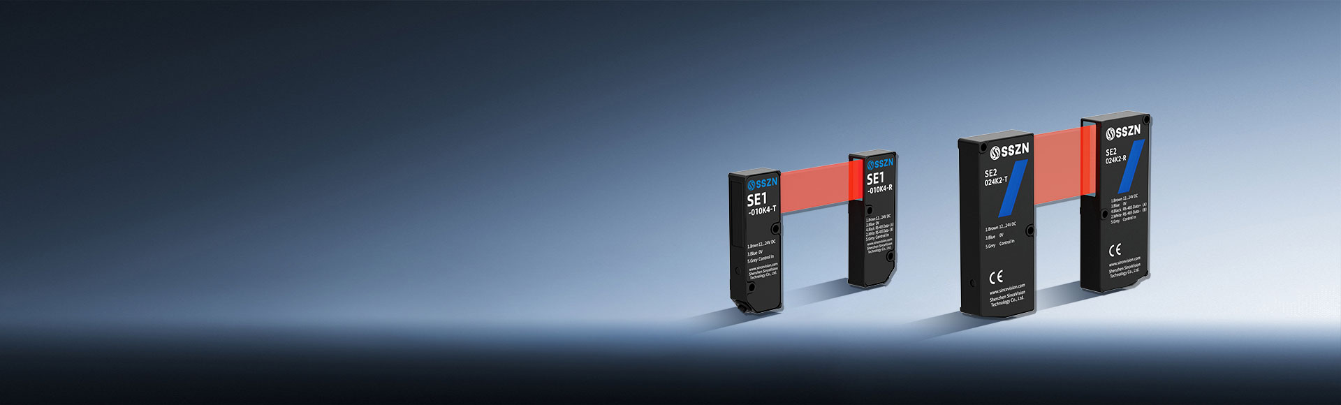 Through-Beam Edge Sensor