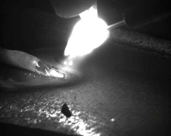Observing Argon Arc Welding Pool