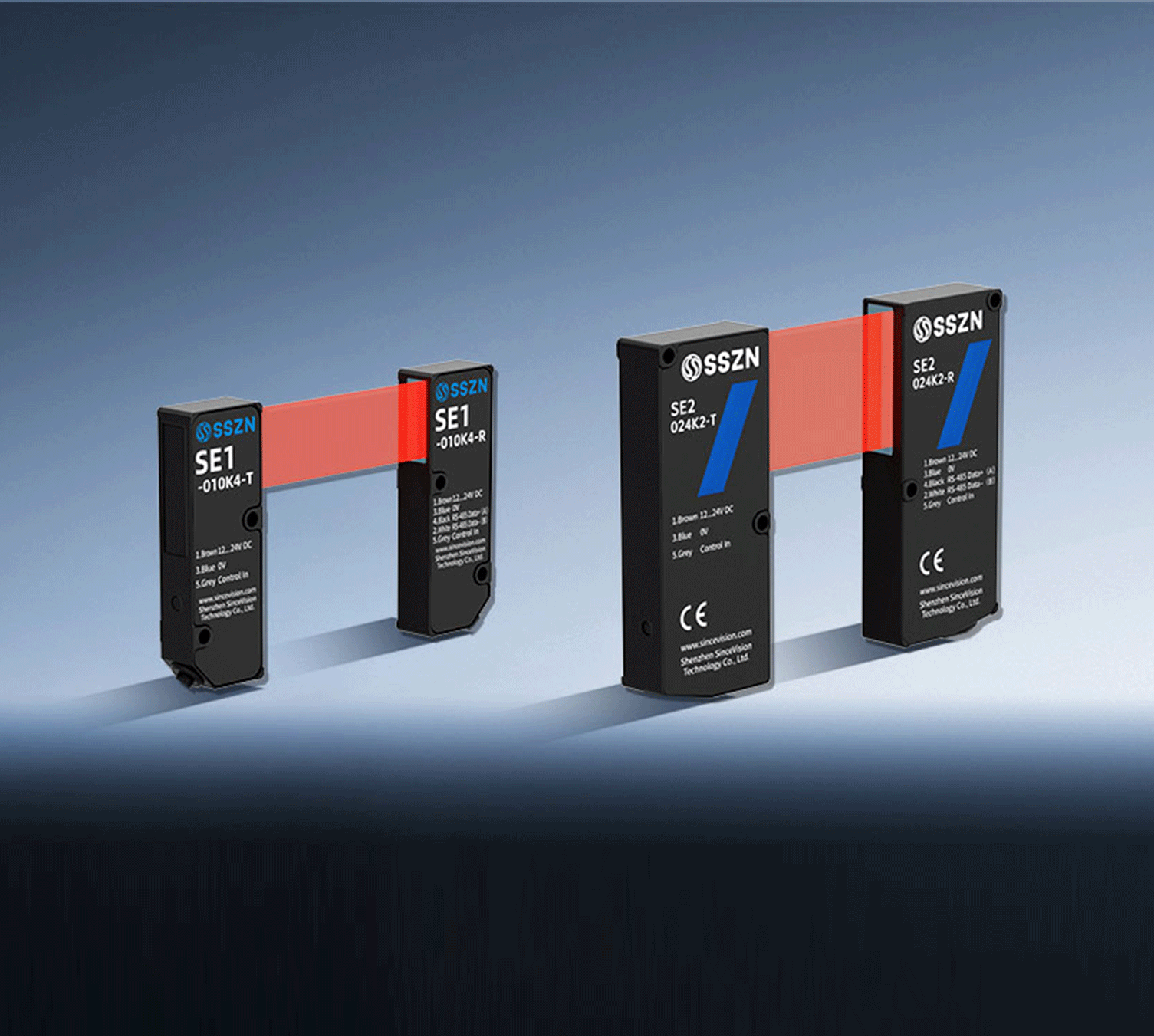 Through-Beam Edge Sensor