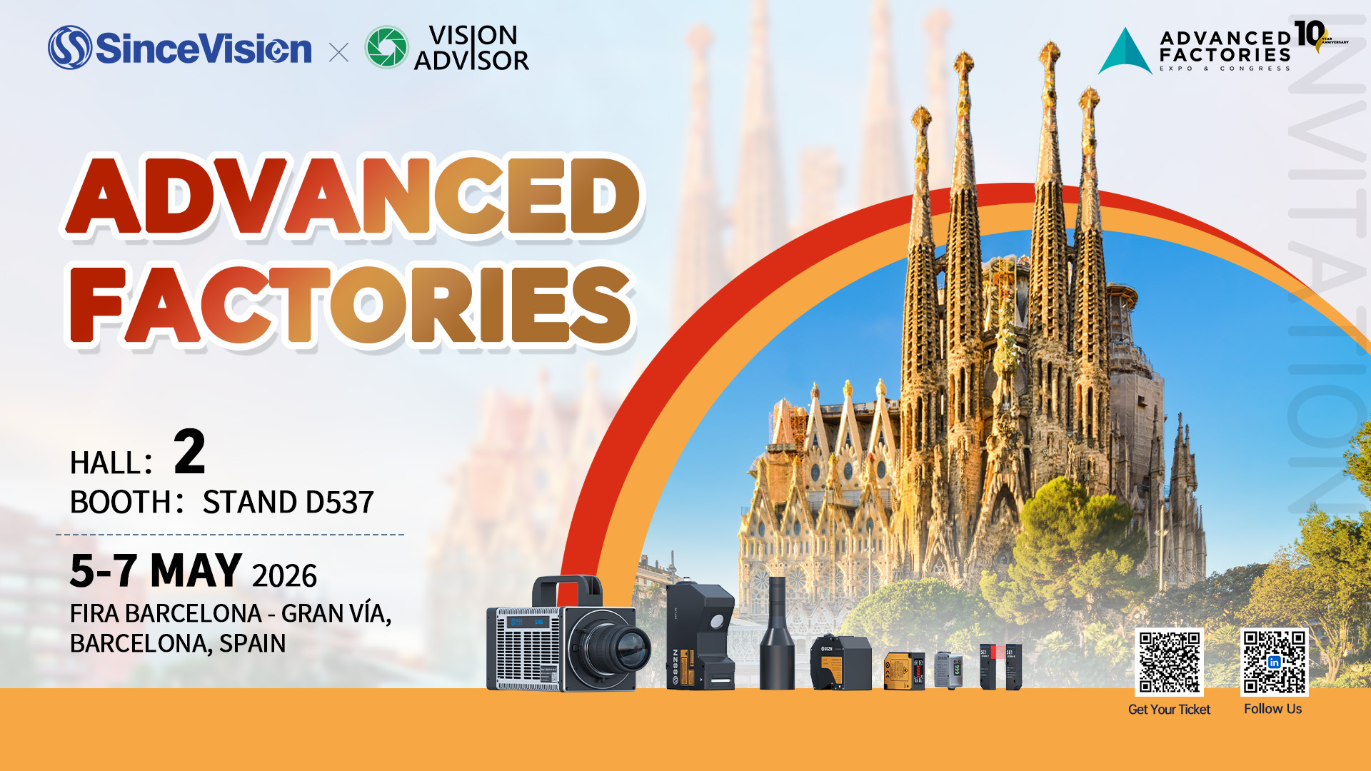 SinceVision to Showcase High-Precision 3D Sensor Portfolio for Automotive Manufacturing at Advanced Factories 2026