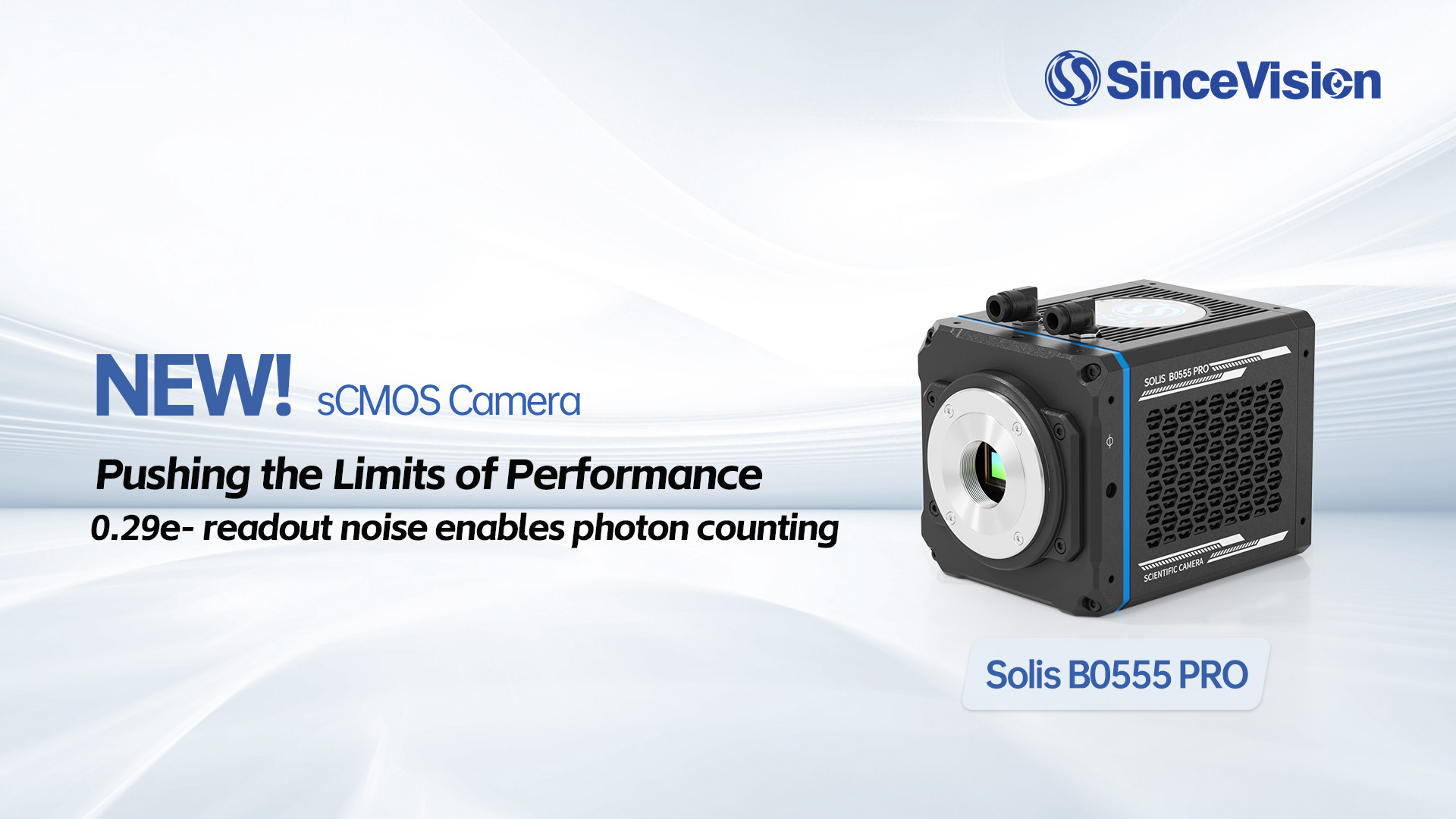sCMOS Camera for Single-Photon Imaging | SinceVision's New Solis B0555 PRO
