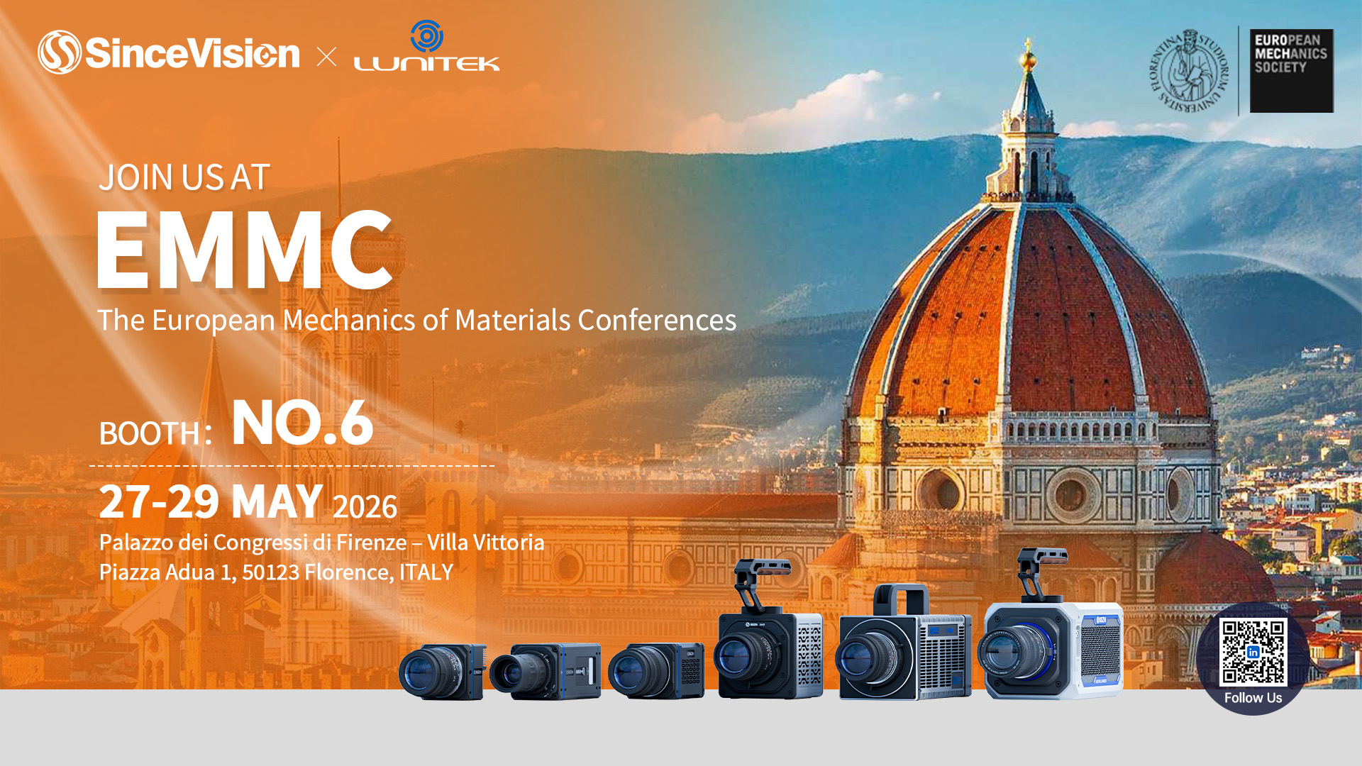 SinceVision Brings High-Speed Imaging Solutions to EMMC 2026 in Florence, Italy