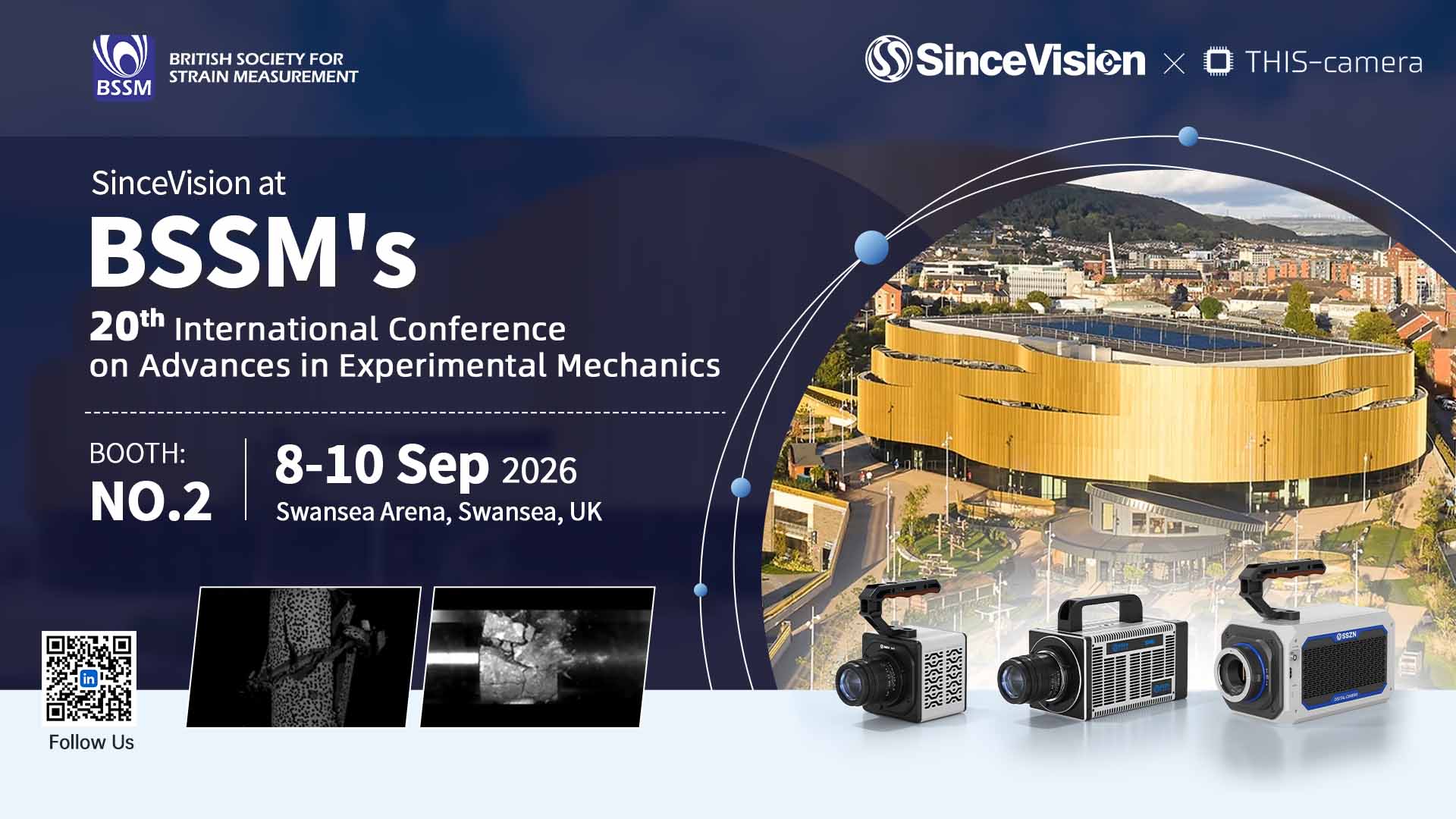 Discover Advanced High-Speed Camera Solutions for Structural Mechanics at the 2026 BSSM Conference in Swansea, UK