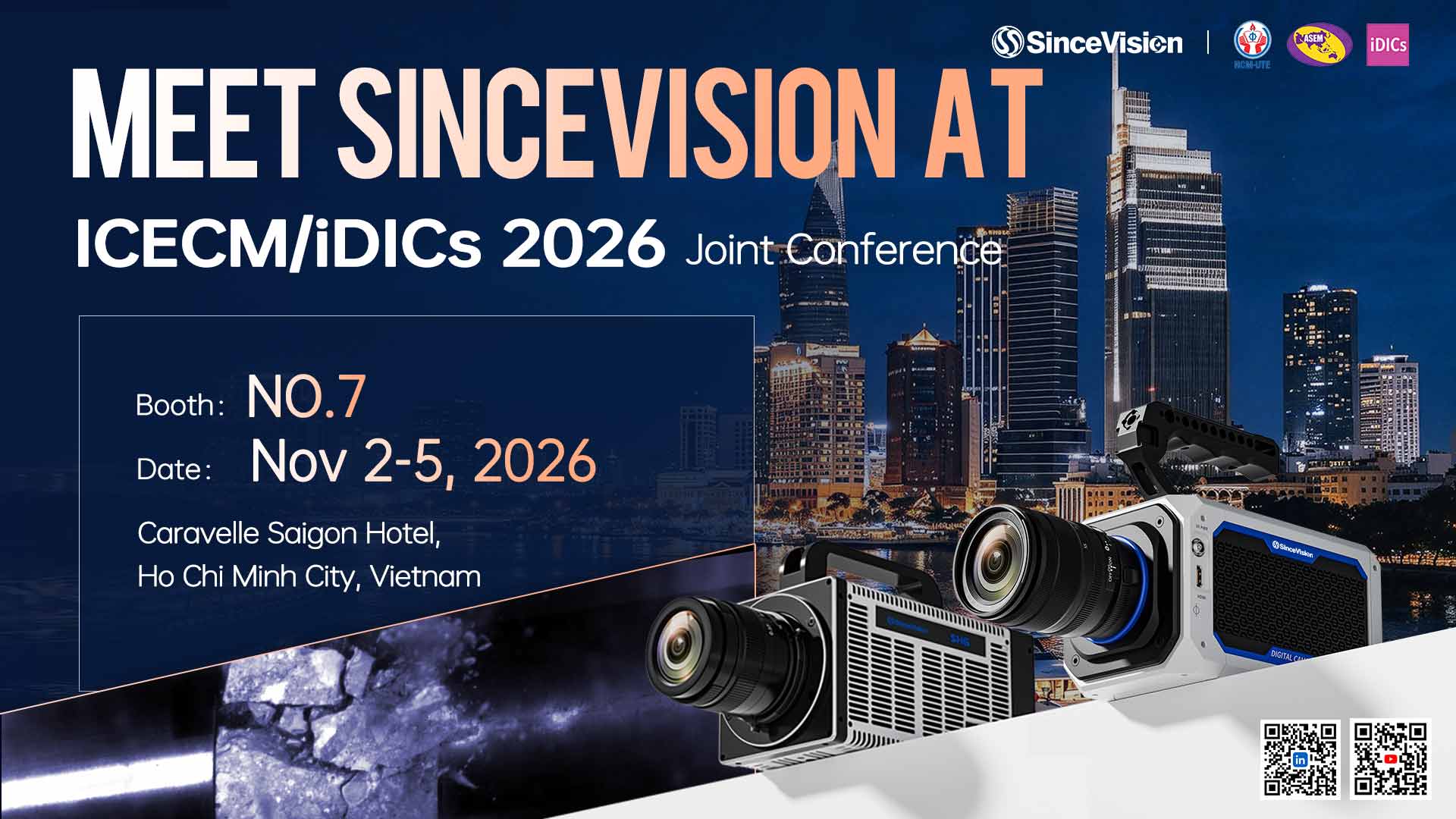 SinceVision at ICECM iDICs 2026: Advancing Digital Image Correlation with Ultra Fast Imaging