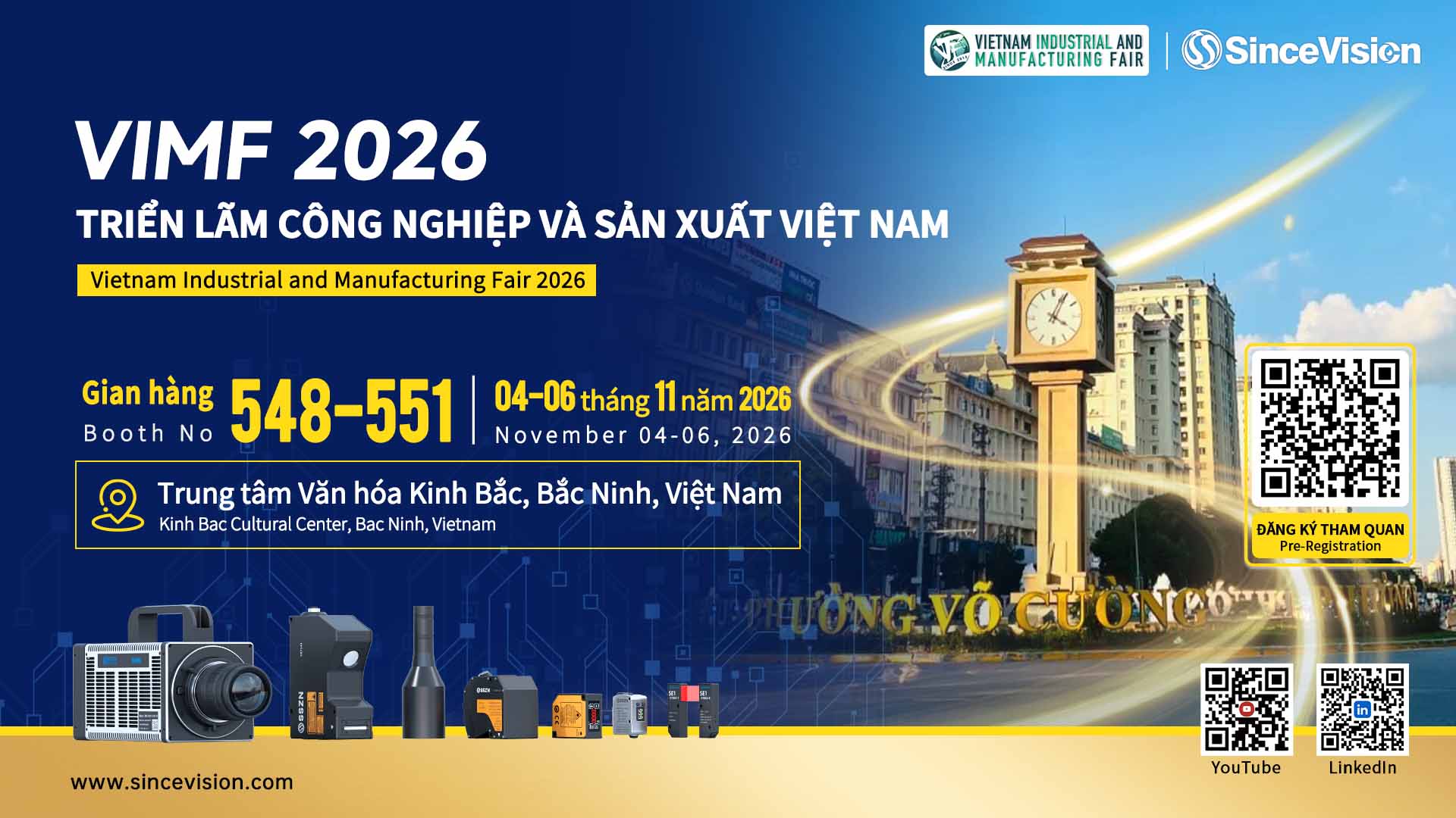 Accelerating Smart Manufacturing in Vietnam: Meet SinceVision at VIMF Bắc Ninh 2026